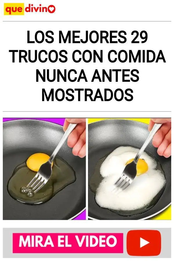 LOS MEJORES 29 TRUCOS CON COMIDA NUNCA ANTES MOSTRADOS